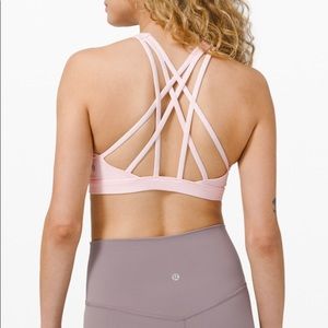 Lulu Lemon Free to be Serene Sports Bra-Pink Mist